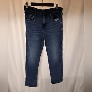 American Eagle Outfitters Dark Blue Straight Jeans
